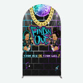 Aperturee Aperturee Disco Sparkle Findn Out Gender Reveal Arch Backdrop